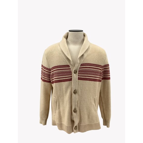 Marine Layer Nate Shawl Collar Knit Cardigan Mens XXL Kurt Cobain Grandpa Core - Picture 2 of 8